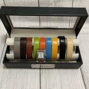 Kessaris Women’s Watch with 9 Interchangeable Bands